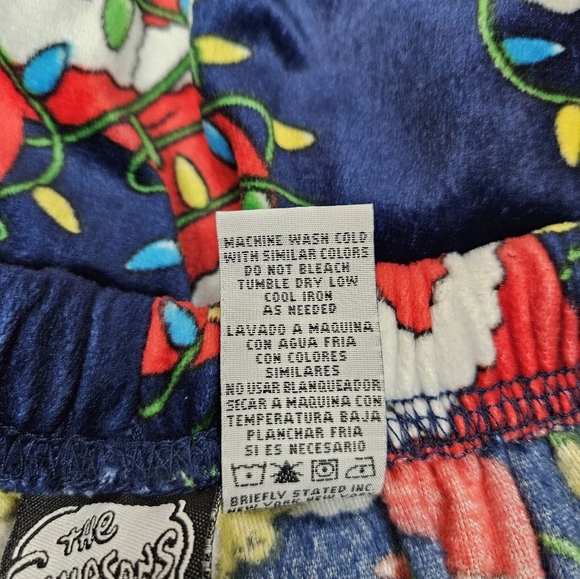 The Simpsons Homer Simpson Fleece Holiday Christmas Lounge Pants Size Medium P49 - Picture 6 of 9